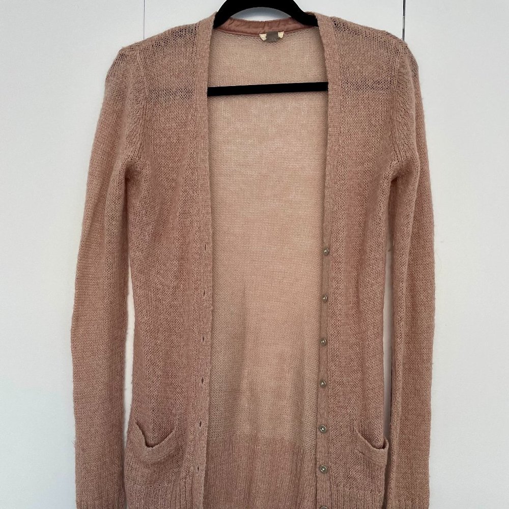 Dusty rose Women’s long cardigan from Fossil